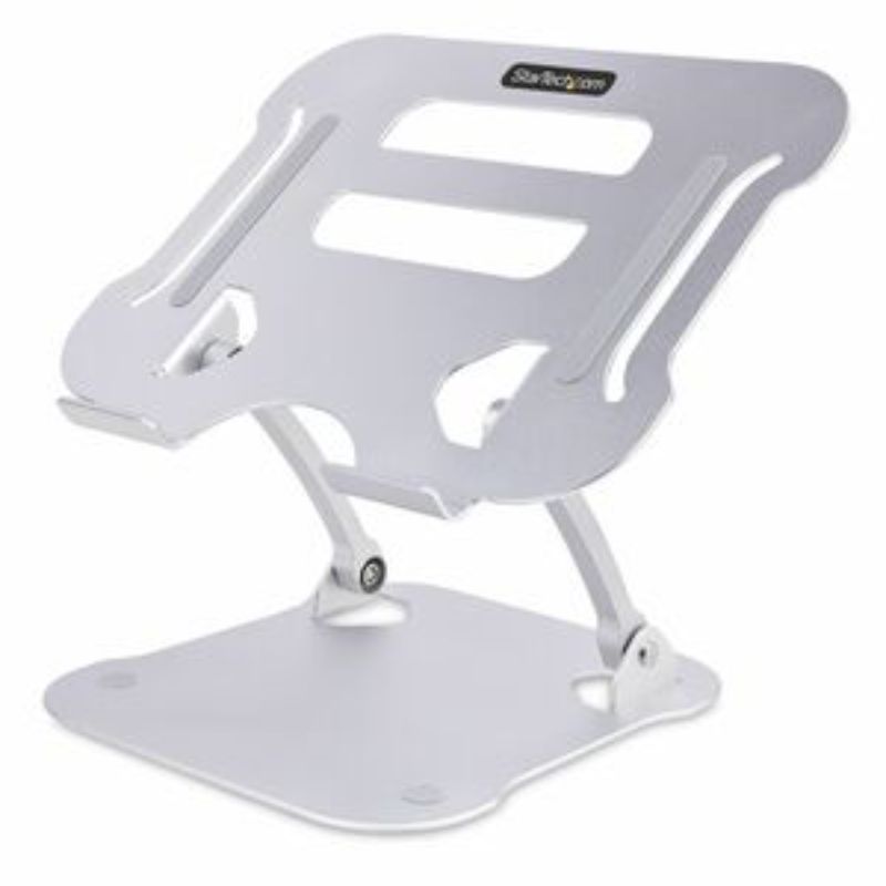 StarTech.com Laptop Stand for Desk, Ergonomic Laptop Stand Adjustable Height, Al