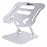 StarTech.com Laptop Stand for Desk, Ergonomic Laptop Stand Adjustable Height, Al