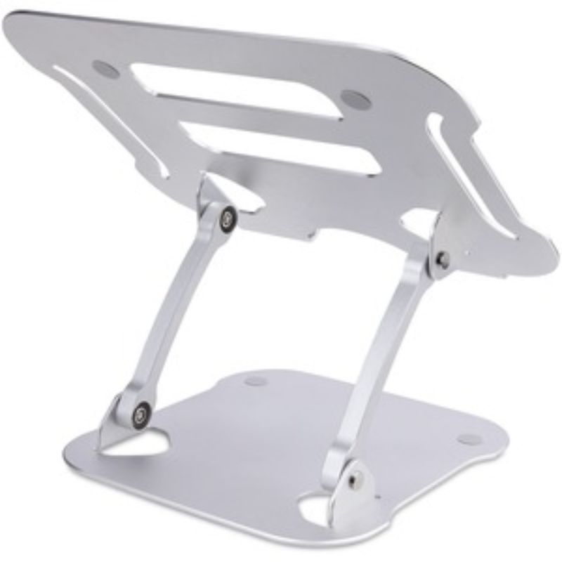 StarTech.com Laptop Stand for Desk, Ergonomic Laptop Stand Adjustable Height, Al