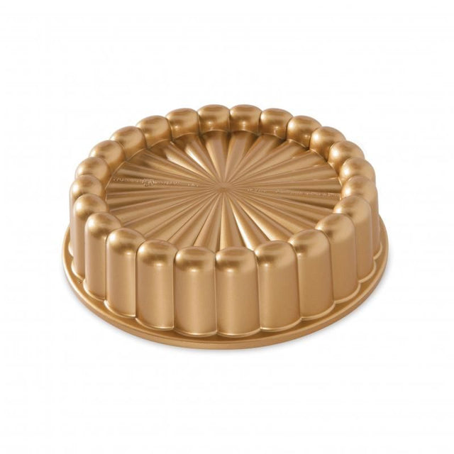 Nordic Ware Charlotte Cake Pan for creating elegant layered desserts with a 6-cup capacity and durable cast aluminum design.