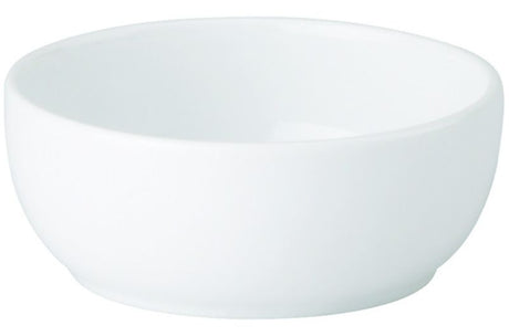 Royal Porcelain Bowl-90mm Chelsea features a smooth white finish, double glazing, and durability for elegant dining experiences.