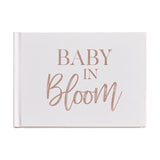 Baby In Bloom - Rose Gold & Blush Baby Shower Guest Book