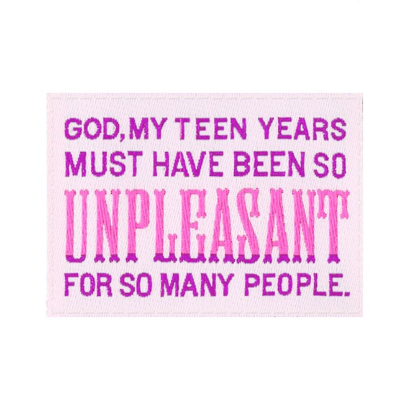 Blue Q Tag Socks - God My Teen Years Small/Medium