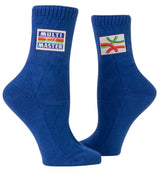Blue Q Tag Socks - Multitaskmaster Large/Extra-Large