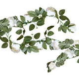 Rustic Country - Garland - Flower - White