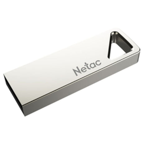 Sleek 8GB USB2 flash drive made of durable zinc alloy, compact design ideal for on-the-go storage and fast data transfer.