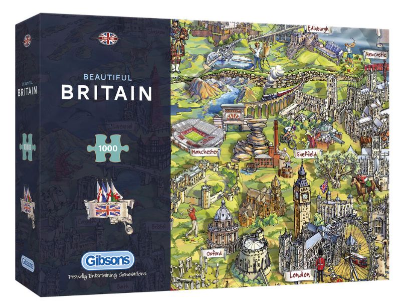 Jigsaw - Gibsons: Beautiful Britain (1000pcs)