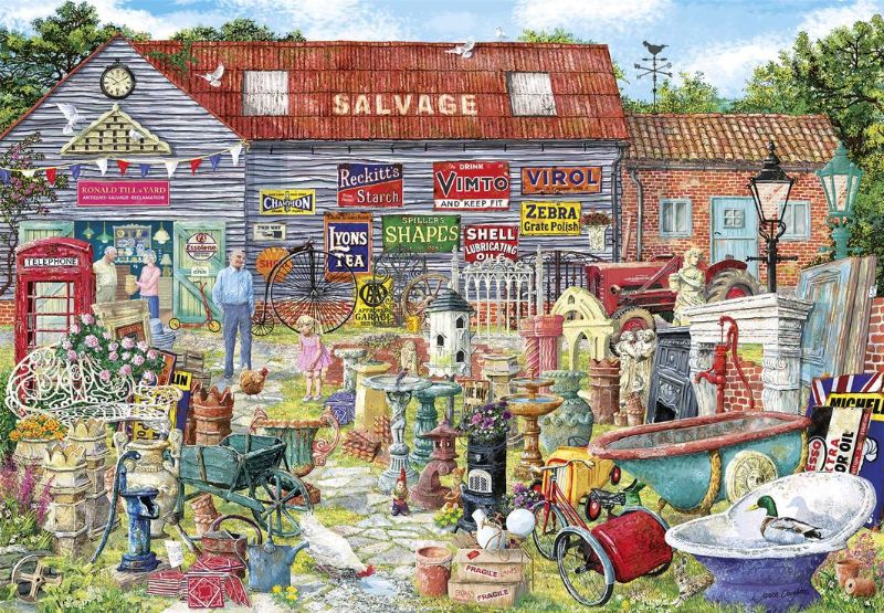 Jigsaw - Gibsons: Pots And Penny Farthings (2000pcs)