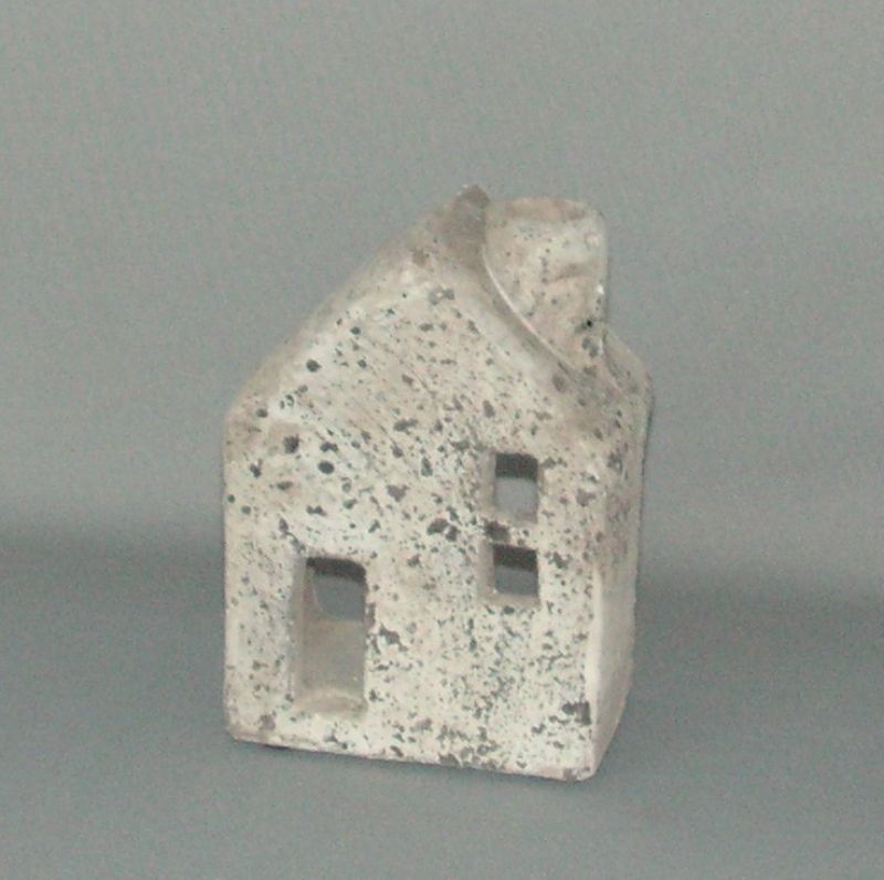 Elegant 15cm Tealite House, a durable centerpiece enhancing home decor with charm and versatility for any room.