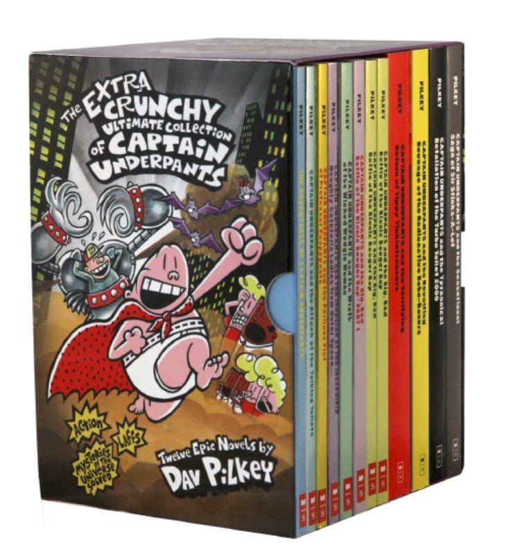 The Captain Underpants Boxed Set (Books 1-12)