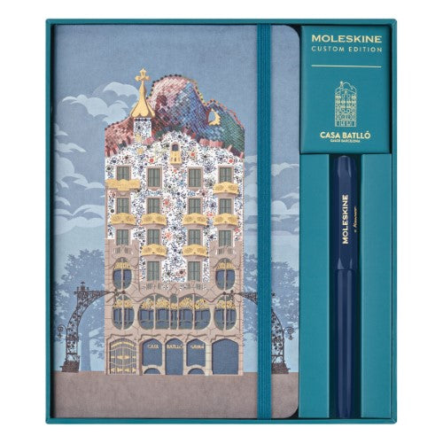 Moleskine LE Notebook Large Rollerball Pen Casa Batllo