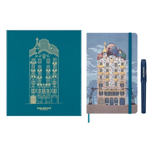 Moleskine LE Notebook Large Rollerball Pen Casa Batllo