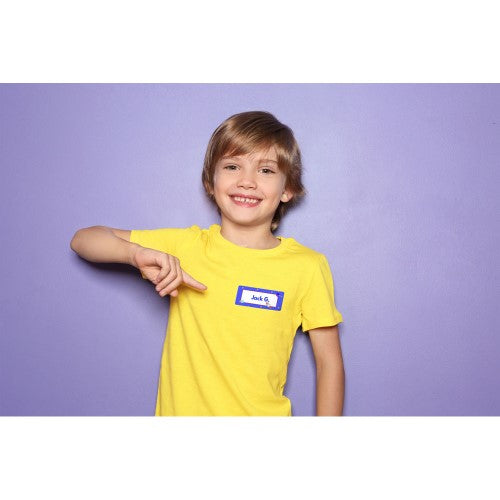 Avery Kids Fabric Name Badge Labels 72x30 mm 10 Sheets