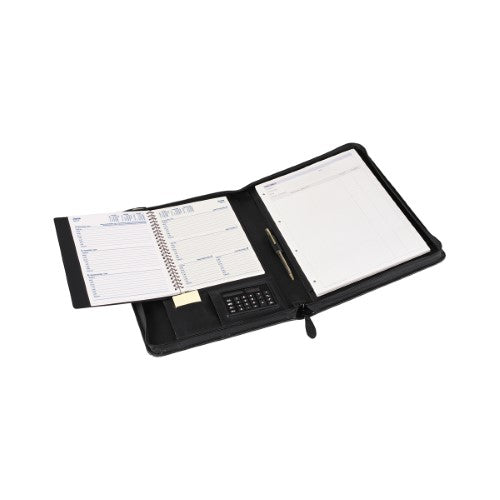 Debden Portfolio Plus A4 Executive Compendium With A5 WTV Undated Diary Black