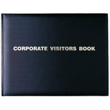 Debden Corporate Visitors Book 300x200mm PU Black