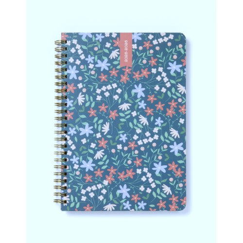Letts Diary Mid Year A5 Week to View Spring Valley Green 18 Month 2025/26