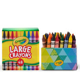 Crayola Large Crayons Desk Pack 48 Pieces