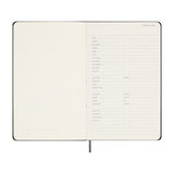 Moleskine Undated Planner Weekly + Notes Large Black