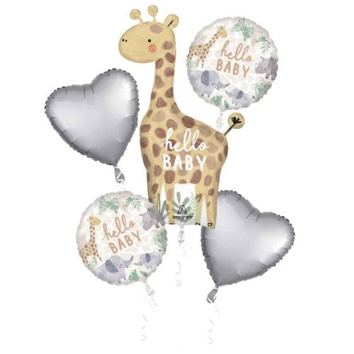 Bouquet Hello Baby Soft Jungle Baby P75 - Pack of 5