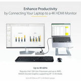 USB C Multiport Adapter - 4K 60Hz HDMI/GbE