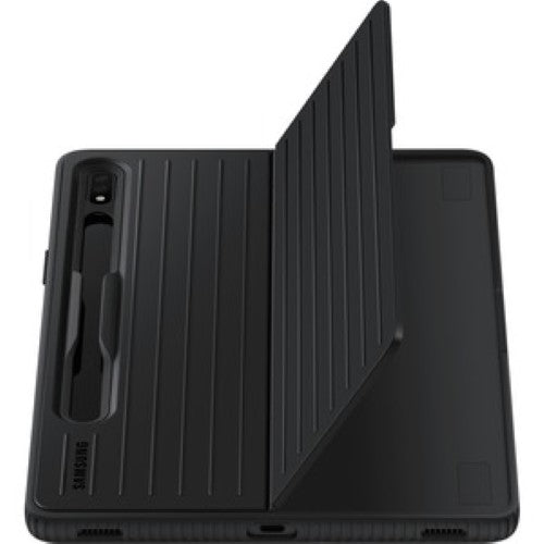 PROTECTIVE STANDING COVER Tablet Case For Samsung Galaxy Tab S8 Tablet (Black)