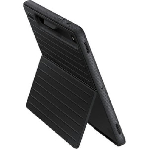 PROTECTIVE STANDING COVER Tablet Case For Samsung Galaxy Tab S8 Tablet (Black)