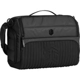 DUX 16L MESSENGER Carrying Case in black, designed for 15-inch laptops with water-resistant, rugged 330D twill material.