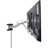 TV Wall Mount - VESA Full Motion for 23-55in TVs (Black/Silver)