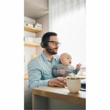 Jabra Evolve 2 55 Mono headset: wireless, noise-canceling mic, all-day comfort, ideal for calls and music in hybrid work.