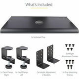Under-Desk Keyboard Tray - Adjustable Up to 12kg/26.5lb