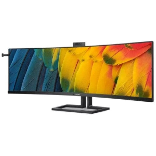 Curved Screen LCD Monitor - Philips 45B1U6900CH 45" Class Webcam Dual Quad HD (D