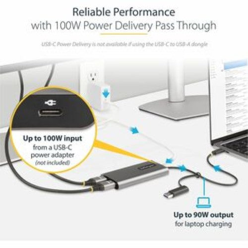USB-C to Dual-HDMI Adapter 4K 60Hz PD
