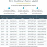 Computer Monitor Privacy Filter - 19.5"