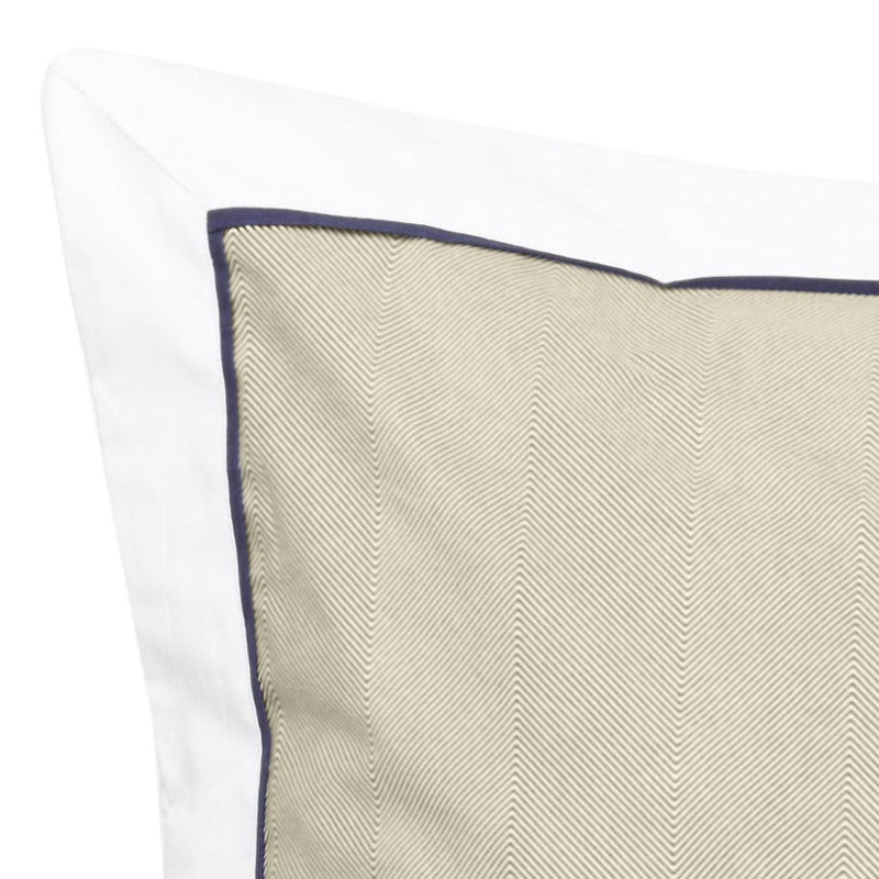 European Pillowcase - LOGAN & MASON ESSEX OLIVE (65cm x 65cm)