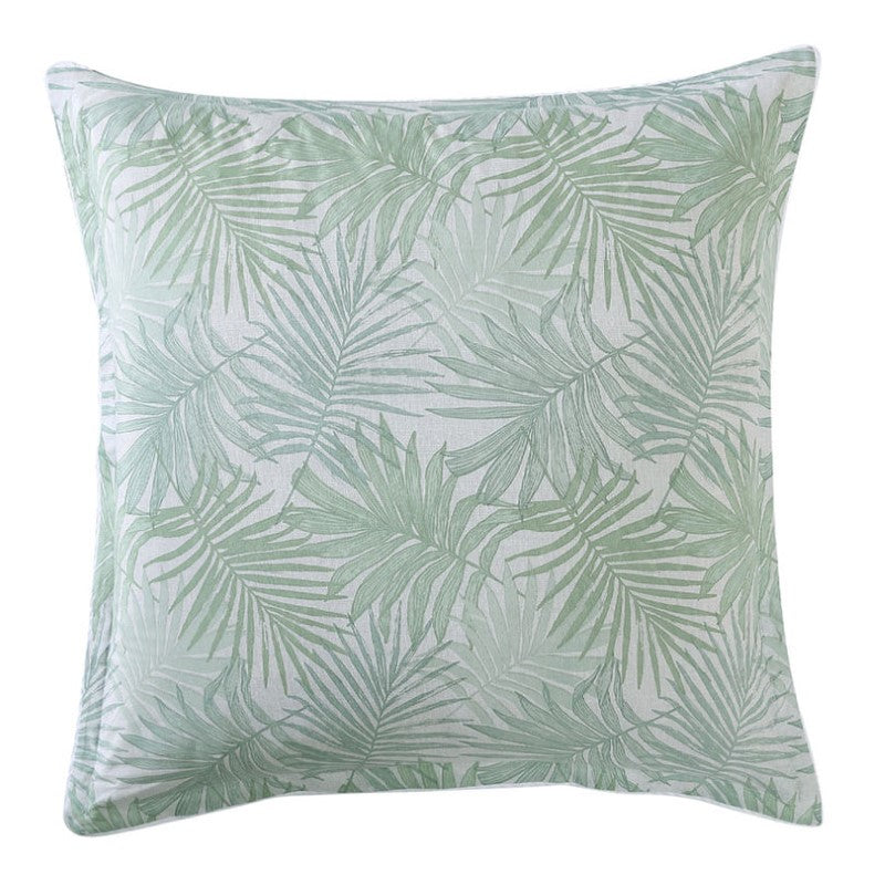 European Pillowcase - LOGAN & MASON LANAI PALM (65cm x 65cm)