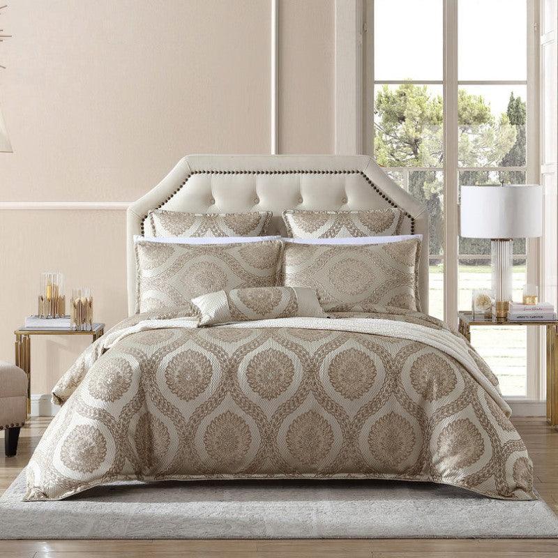 Super King Quilt / Duvet Cover Set - DAVINCI SISTINE GOLD