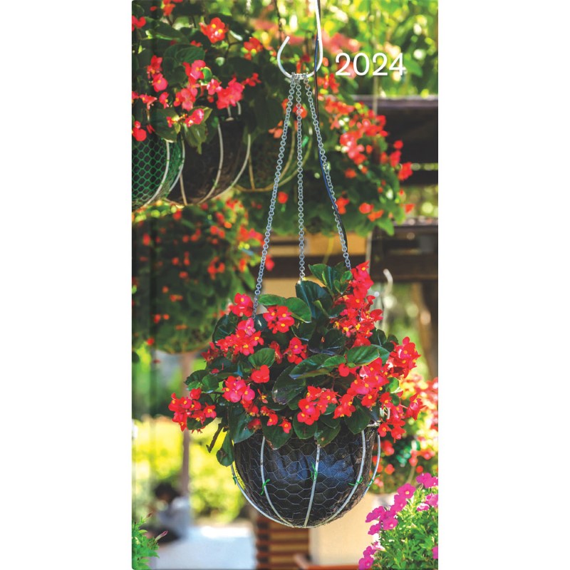 Collins Diary CW7 Notes Floral Even Year