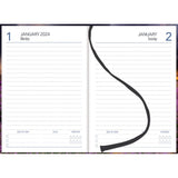 Collins A51 NZ Majestic Landscapes Day to Page Diary Even Year