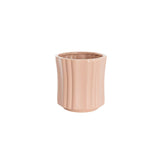 Ceramic Florence Vase Matte Pink 12Dx12.5cmH.