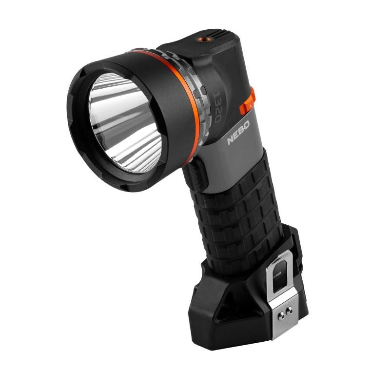 Nebo Luxtreme SL 75 spotlight: rugged, compact, 780 lumens, 3/4 mile beam, multiple modes, ergonomic with magnetic base.