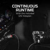 Compact Nebo Luxtreme SL 75 spotlight with 780 lumens, magnetic base, and ergonomic design for outdoor adventures.