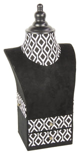 Jewellery Box - Black and White Bust