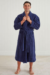 Relaxation Bathrobe / Robe - Navy (S/M) - BAKSANA