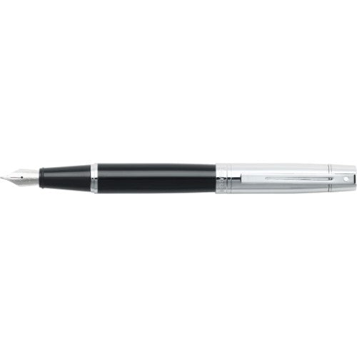 SHEAFFER 300 9314 GLOSSY BLACK FOUNTAIN PEN