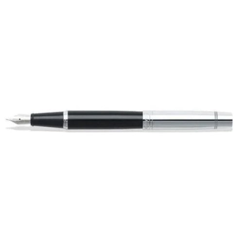 SHEAFFER 300 9314 GLOSSY BLACK FOUNTAIN PEN - FINE