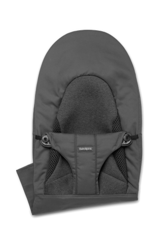 BABY BJORN BOUNCER SOFT COVER TRI-FABRIC DARK GREY