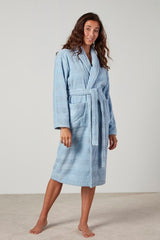 Bathrobe / Robe - AVA Light Blue (S/M) - BAKSANA
