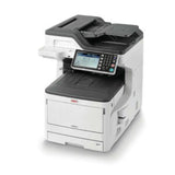 Oki MC800 MC873DN A3 colour multifunction printer with LED technology, fast print speeds, and user-friendly touchscreen.