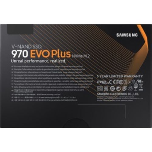 Samsung 970 EVO Plus 500 GB Solid State Drive - M.2 2280 Internal - PCI Express