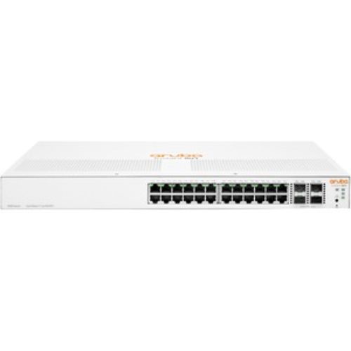 Aruba Instant On 1930 switch with 24 ports, smart-managed for small businesses, offers secure and reliable network connectivity.